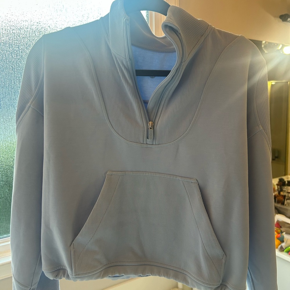 Lululemon Light Blue Half-Zip Pullover